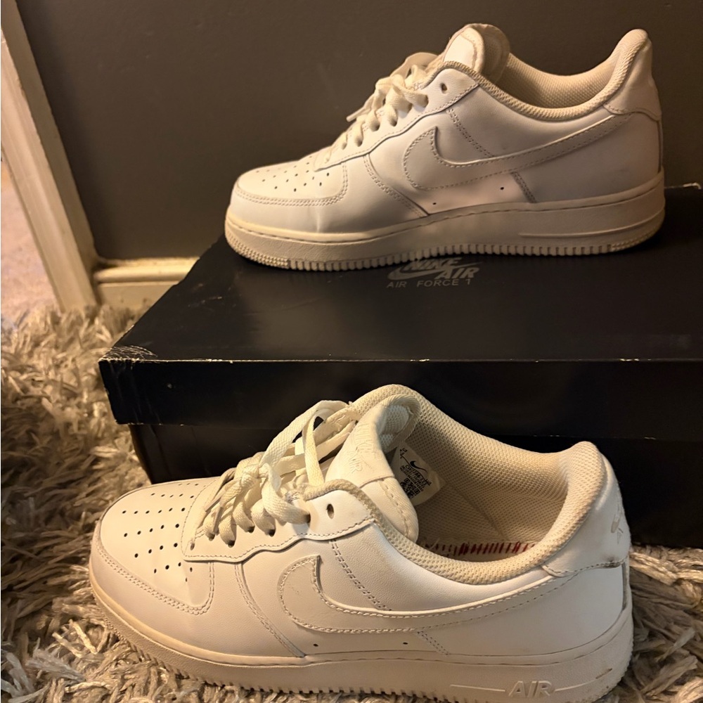 Nike Kids White Low-Top Sneakers